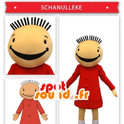 Costume de mascotte personnalisable de Fanfreluche, poupée de Suzy dans Bob et Bobette