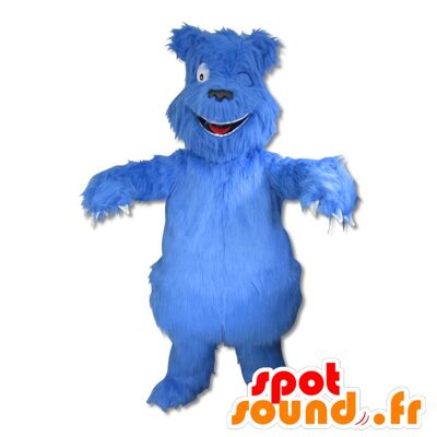 Costume de mascotte personnalisable de Sulli, le célèbre Yéti de Monstres et compagnie.