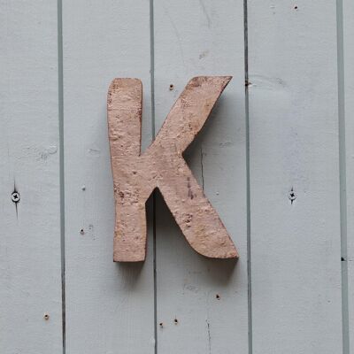 Wooden sign K