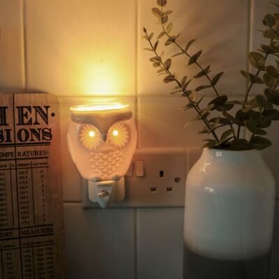 Ceramic Owl Wall Plug-in Electric Melters