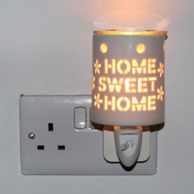 Ceramic Home Sweet Home Wall Plug-in Electric Melter