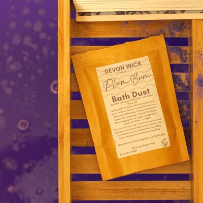 Plum Bum Bath Dust