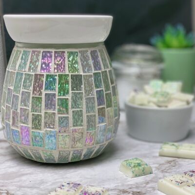 Electric Ice White Mosaic Wax Melter