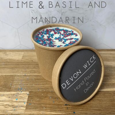 Lime, Basil & Mandarin Wax Melt Tub