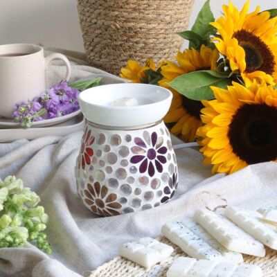 Multicolour Floral Ceramic Electric Wax Melter