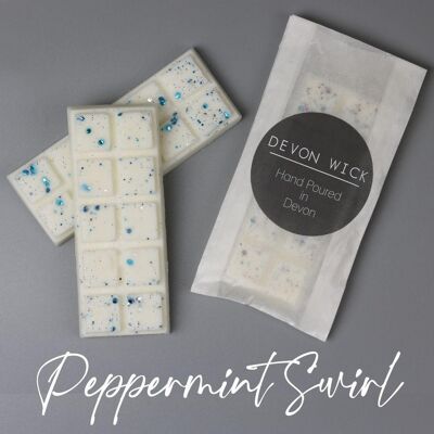 Peppermint Swirl Snap Bar Wax Melts