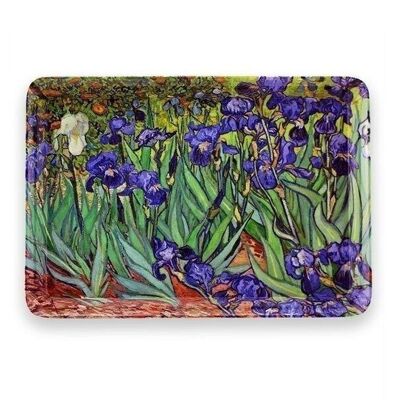 Mini tray, 21 x 14 cm, Irises, Van Gogh