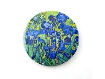 Miroir de poche, Ø 80 mm, Iris, Van Gogh 2