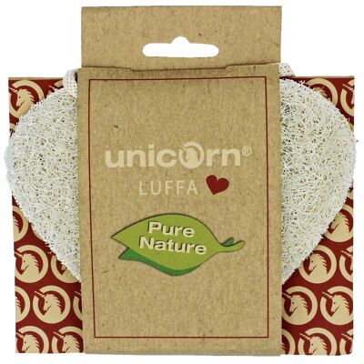unicorn® loofah heart 12x15 cm