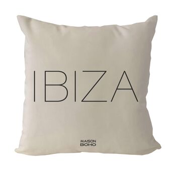Maison Boho Coussin avec rembourrage Ibiza Blanc 1