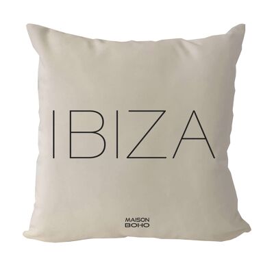 Maison Boho Kissen mit Füllung Ibiza White