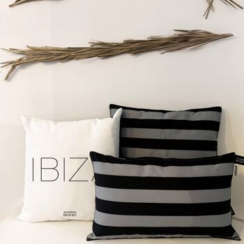 Maison Boho Coussin avec rembourrage Ibiza Blanc 2