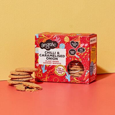 Chilli & Caramelised Onion Savoury Biscuits
