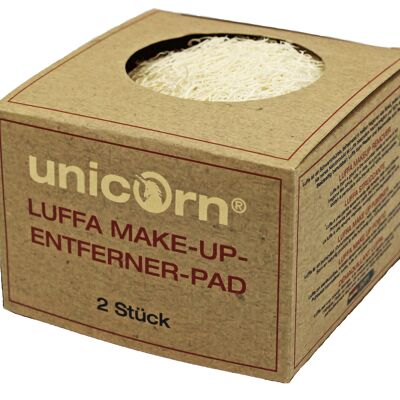 unicorn® Luffa Make-up entferner Pad, 2 Stk