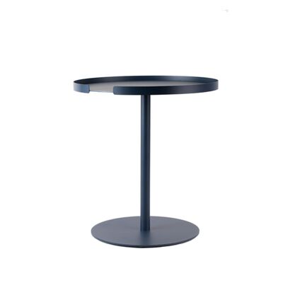 DesignBite Big Hug Table d'Appoint Base Ronde - bleu nuit