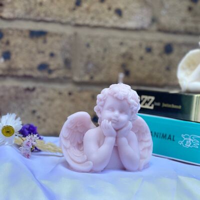 Cherub Soy Wax Candle | Light Pink x