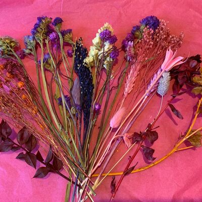 Dried Flowers Off-cuts, Crafts & Decor Flower Heads