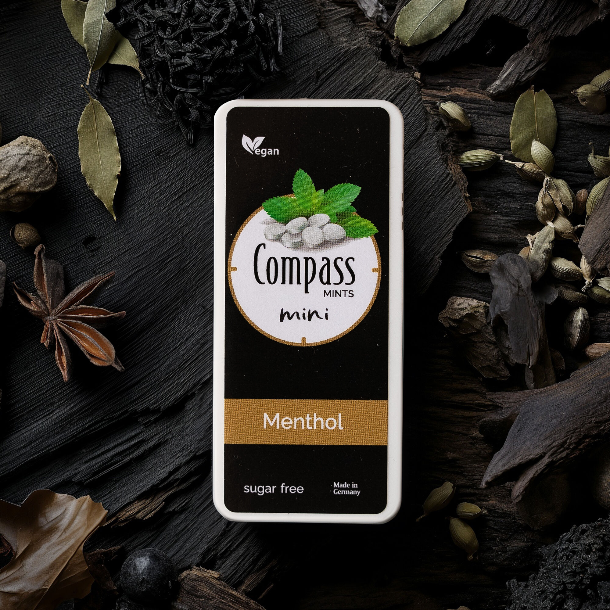 Atemerfrischungspastillen – Compass mini – Menthol Extra Strong 7g - Zuckerfrei