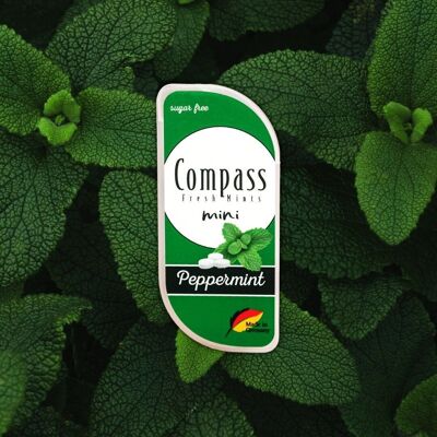 Breath freshener pastilles – Compass mini – Peppermint 7g - Sugar free
