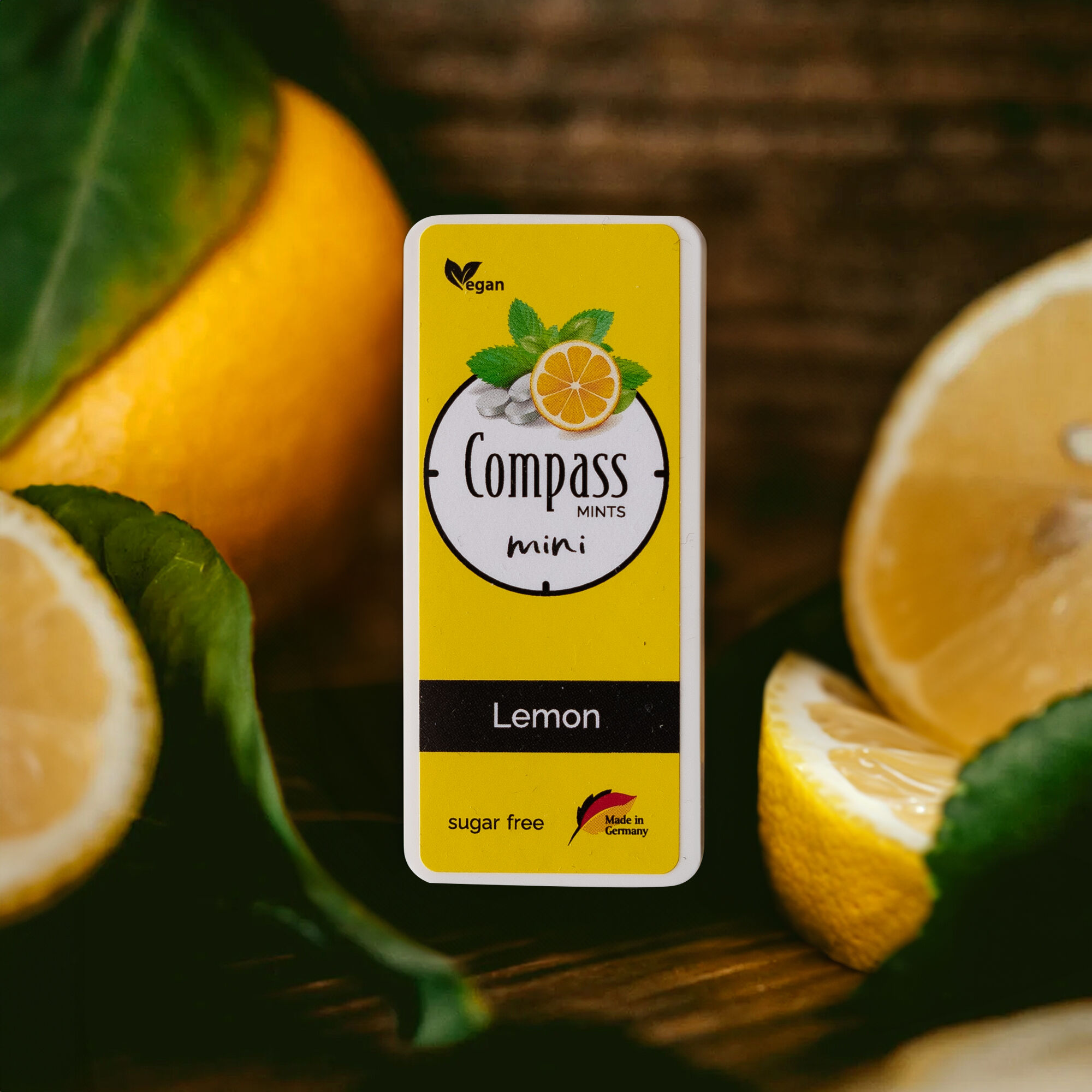 Atemerfrischungspastillen – Compass mini – Lemon 7g - Zuckerfrei