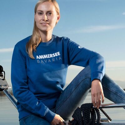 Unisex-Sweatshirt Bio-Baumwolle CT | Blue White