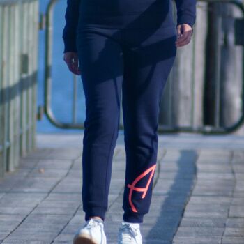 Pantalon de jogging pailleté coton bio CBa | Tropicstar marine 2
