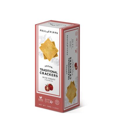 Paul & Pippa - Crackers Veganas de Tomate 130g