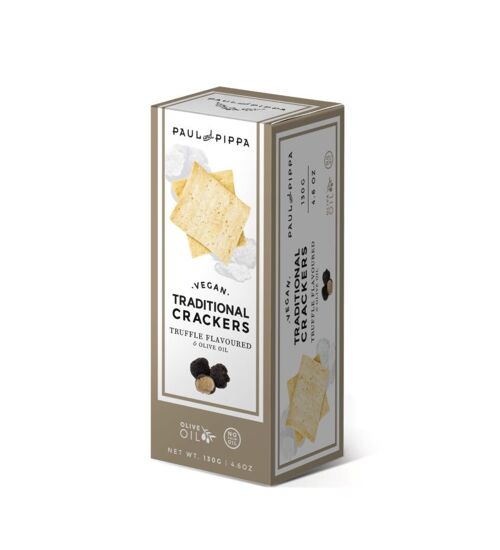 Paul & Pippa - Crackers Veganas de Trufa 130g