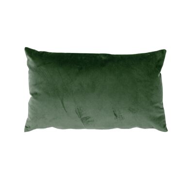 Cuscino rettangolare sfoderabile, velluto, 30x50 cm, verde argilla, Collezione NOUNOURS