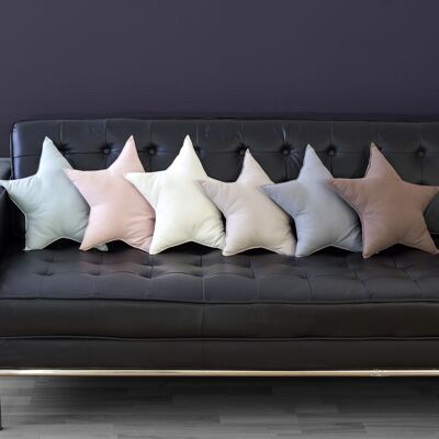 Star cushion, Old Pink, 40cm, Cotton, STAR Collection