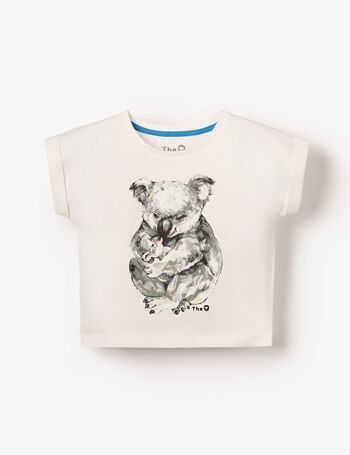 T-shirt bio à mancherons - Koala Cuddle 1