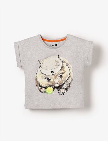 T-shirt bio à mancherons - Wombat Tennis 2
