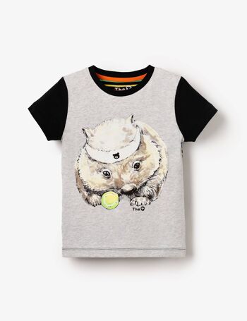 T-shirt classique bio - Wombat Tennis 1