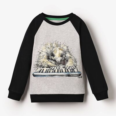 T-shirt Raglan LS organica - Pianista Echidna