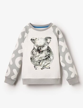 T-shirt raglan bio à manches longues - Koala Cuddle 1