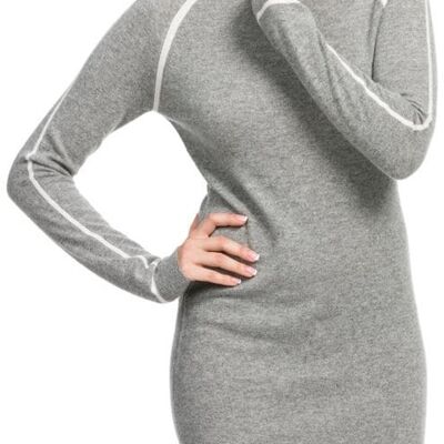 Women Gray Turtleneck Dress