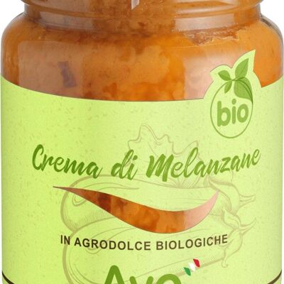 Crema di melanzane in agodolce biologico