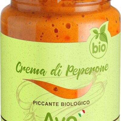 Crema di peperone rosso piccante biologico