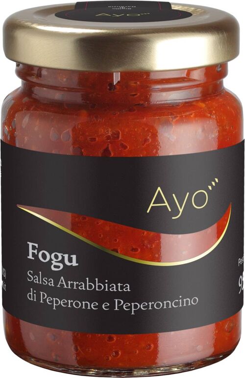 Fogu, salsa arrabbiata di peperone e peperoncino