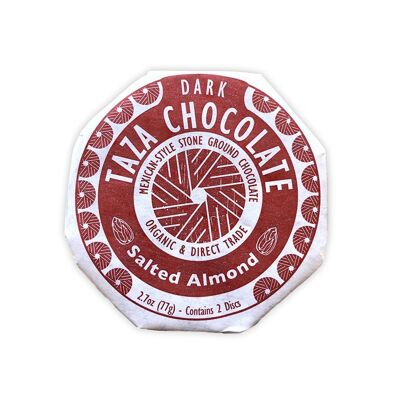 Taza Discs Salted Almond 40%