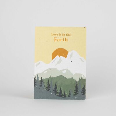 Tarjeta "Love Earth"