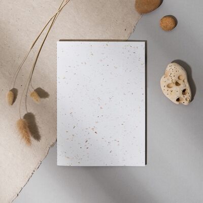 A5 Cappuccino Recycled Notepad | Stationery | Journals | Notebooks