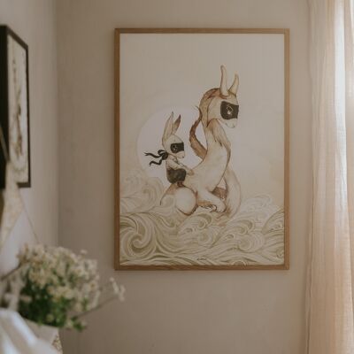 Poster Il drago di Sixten 30X40