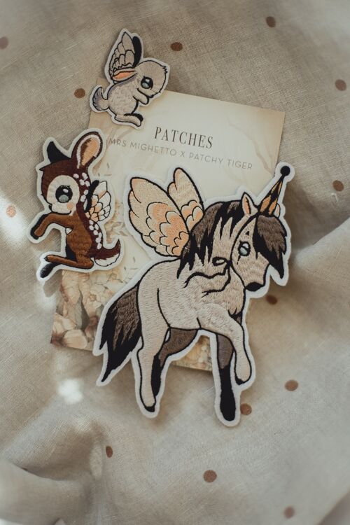 3-Pack Patches – Flying Pony, Dear Kid & Bunny