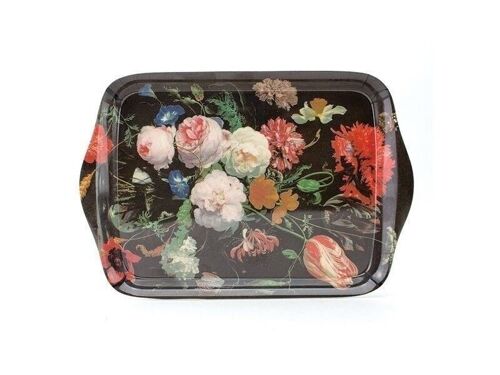 Mini tray, 21 x 14 cm, Flower still life, De Heem