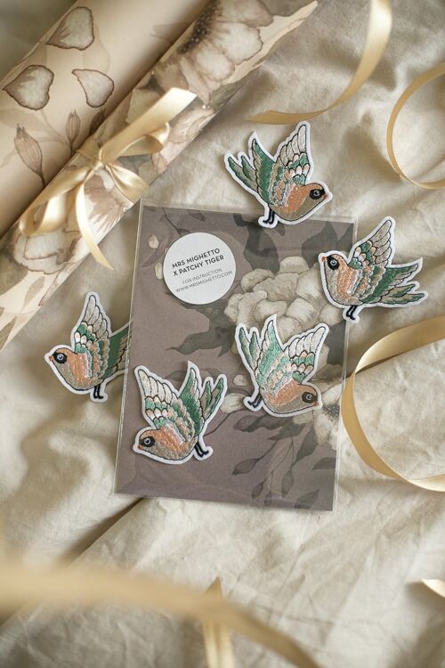 2-Pack Patches – Flying Sparrow