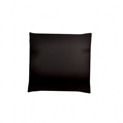 Taie d'oreiller en soie 40x 40- noir