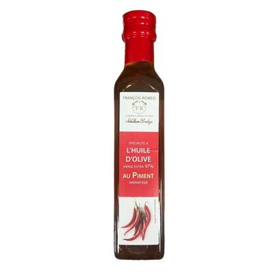 Huile d'olive au piment 25 cl