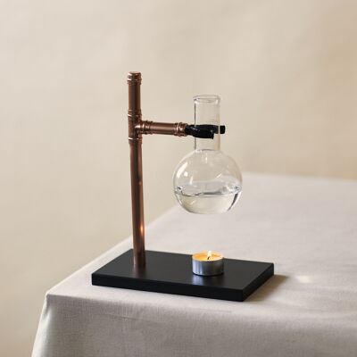 The Abel Burner - Difusor de aceites esenciales de capa negra y cobre