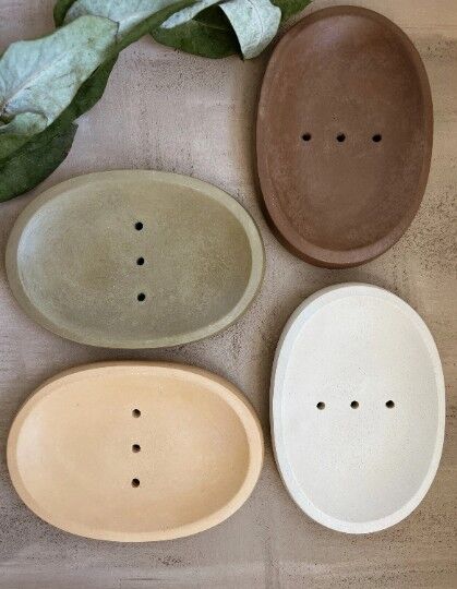 Oval soap dish (cacao brown)